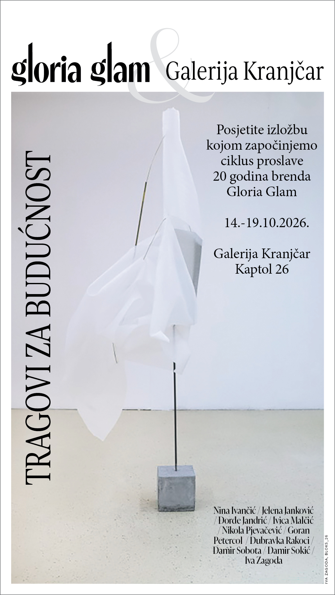 Gloria Glam i Galerija Kranjčar - Tragovi za budućnost